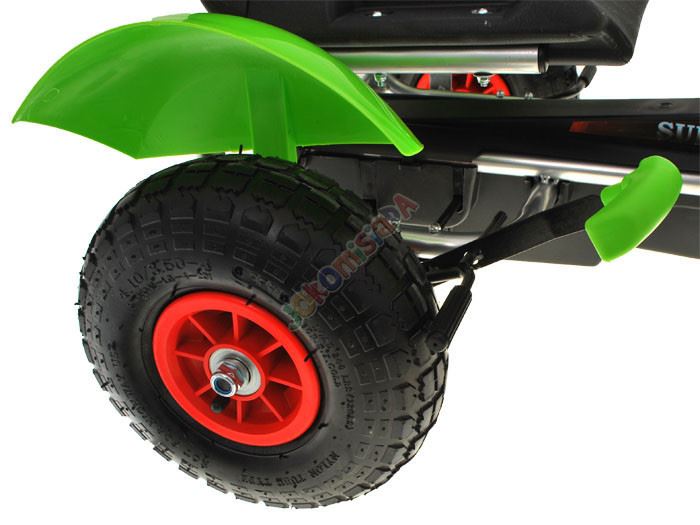 Gokart s pedálmi, nafukovacie kolesá
