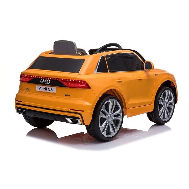 Joko Elektrické autíčko Audi Q8, 12V, 2,4 GHz dialkové ovládanie, USB / SD Vstup, žltá