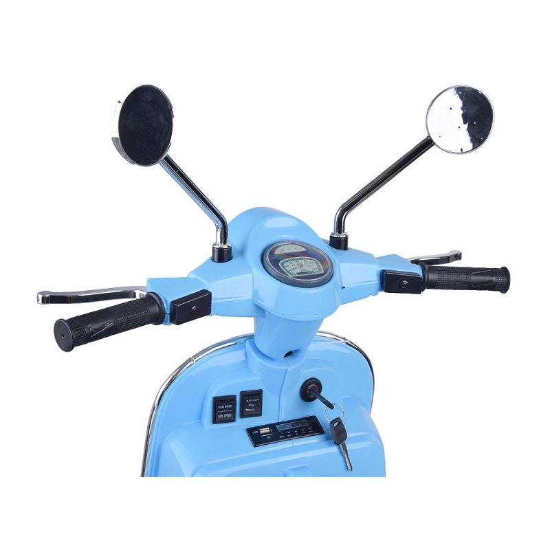 Joko Elektrický skúter Vespa Retro, penové kolesá, kožené sedadlo, ružová PA0202 RO