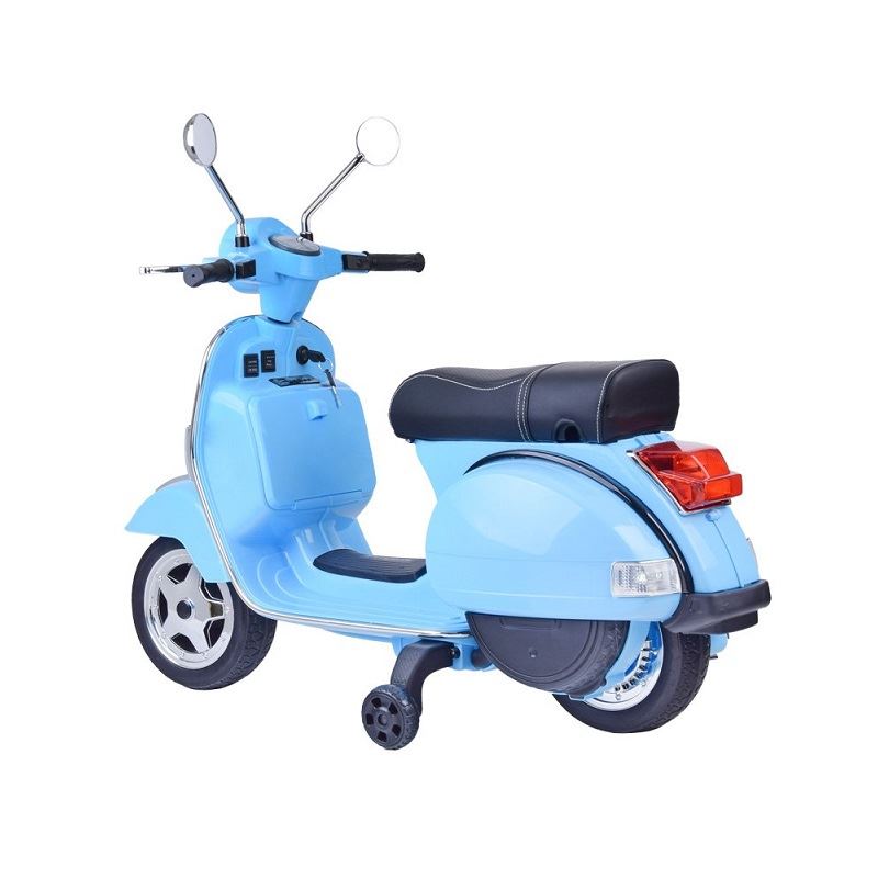 Joko Elektrický skúter Vespa Retro, penové kolesá, kožené sedadlo, ružová PA0202 RO