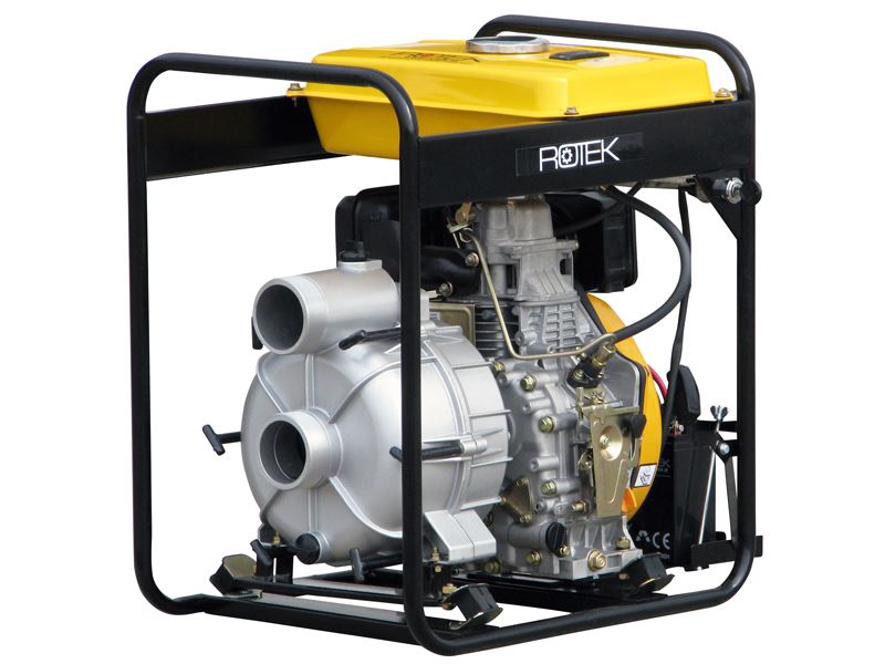Dieselové čerpadlo na vodu ROTEK WPD4-TR-1000-25-EB+