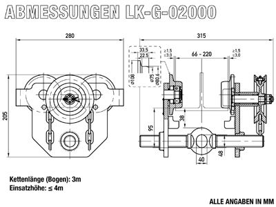 Závesný pojazdný vozík LK-G-02000-066-220