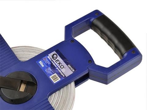 Pásmo meracie, nylónový pás na vidlici 50m - GEKO G01476