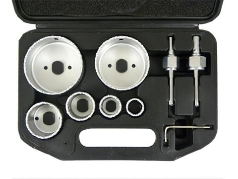 Sada korunkových vrtákov volfrám 22-73mm 6ks - GEKO G39990