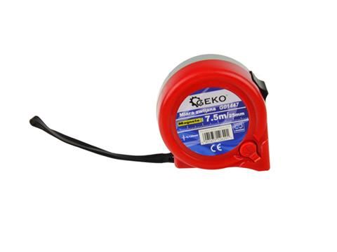 Zvinovací meter 7,5m x 25mm s magnetom - GEKO G01447