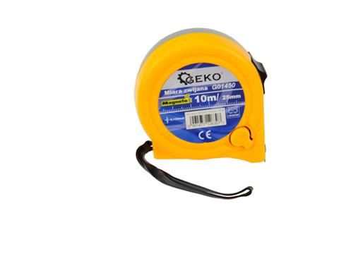 Zvinovací meter 10m x 25mm s magnetom - GEKO G01450