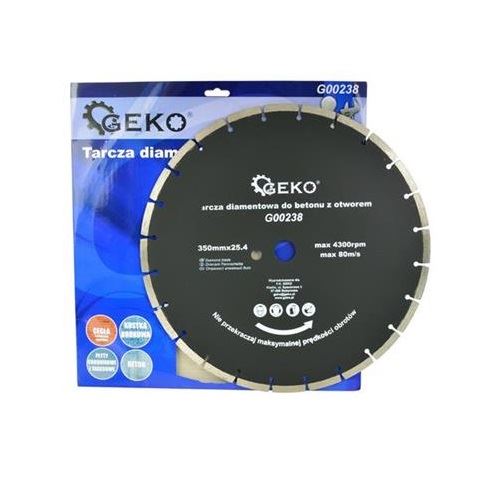 Diamantový kotúč na betón 350x25.4mm - GEKO G00238