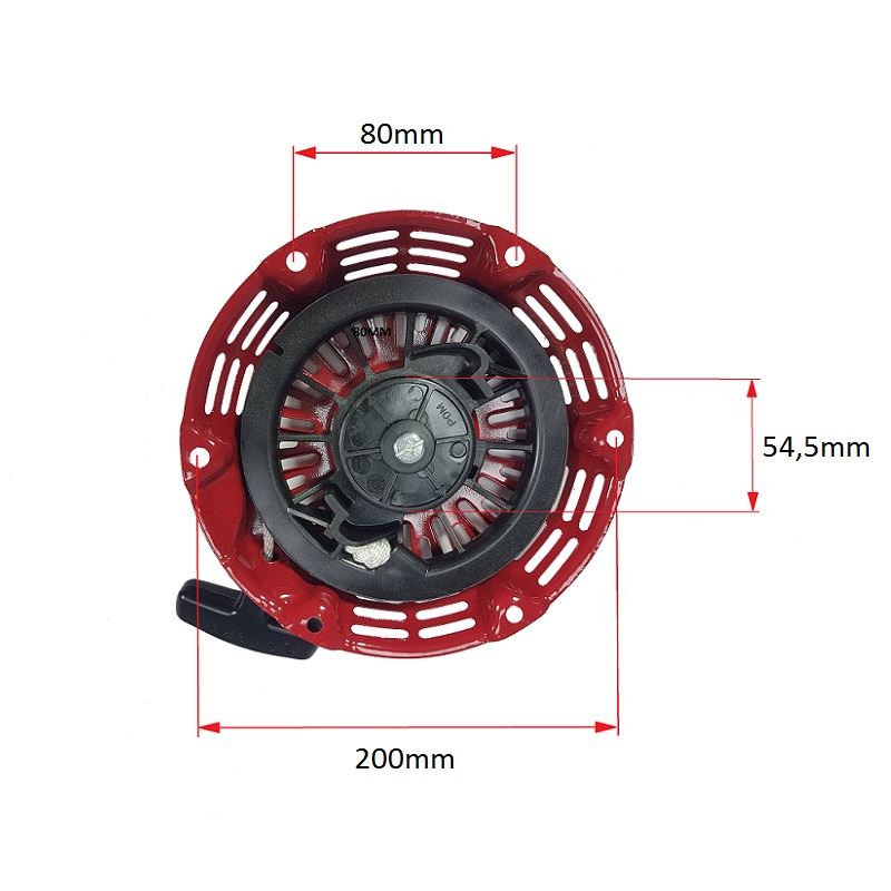 Ručný štarter 2. štartovací mechanizmus GX160 - MAR-POL M79855A