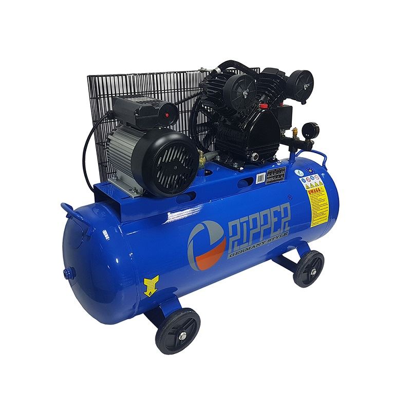 Olejový kompresor dvojvalcový 100L 3HP - RIPPER M80673A