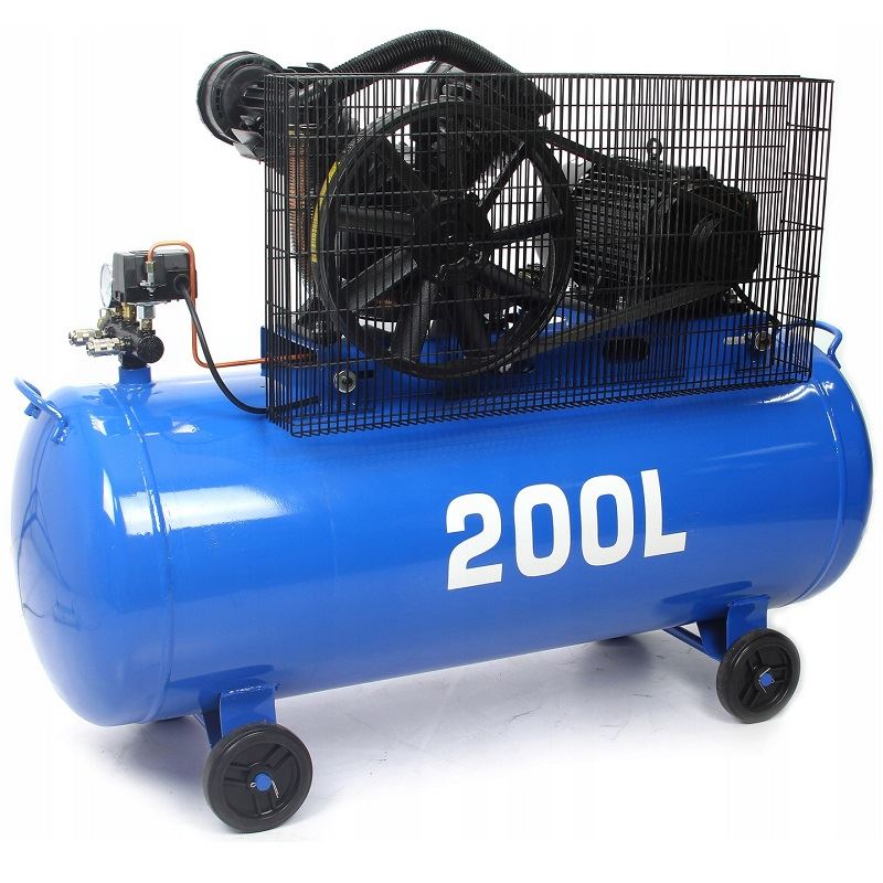 Olejový kompresor dvojvalcový 200L 5.4HP - RIPPER M80682A