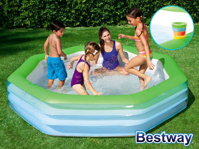 Bestway Nafukovací bazén 251 x 251 x 51 cm, 54119