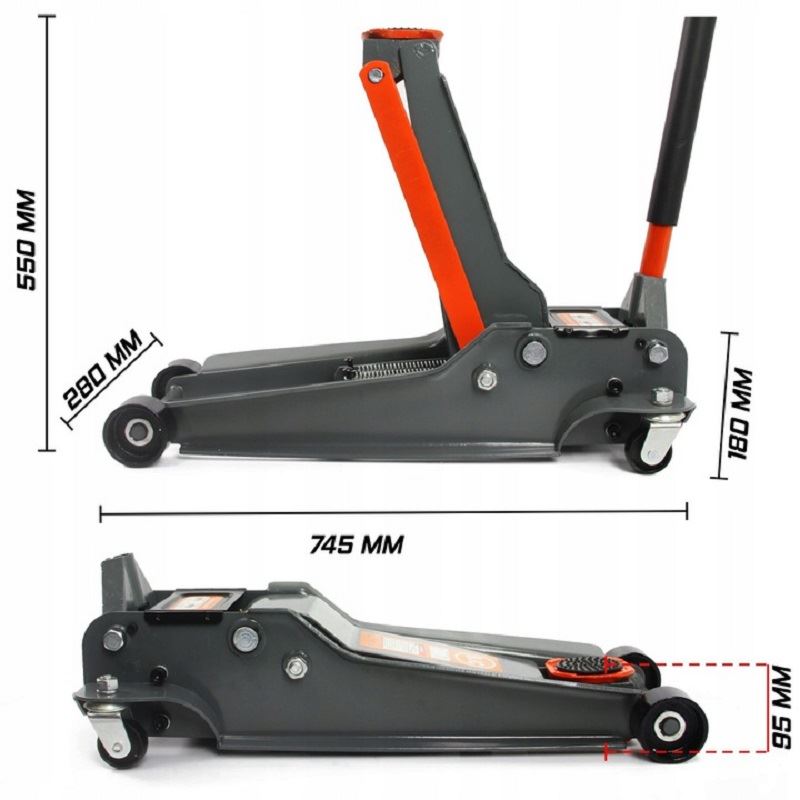 Nízkoprofilový zdvihák 4T - BJC M80236