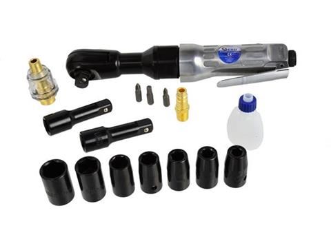 Pneumatická račňa 1/2" + nadstavce 16ks - GEKO G00581