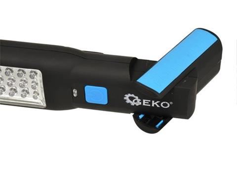 Pracovné svietidlo 30+7LED 1800mAh 230V/12V - GEKO G15107