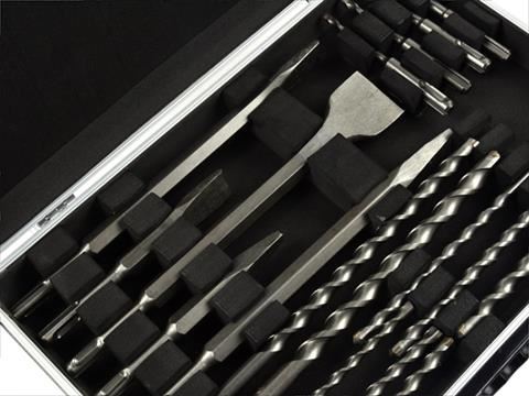Sada vrtákov a sekáčov SDS PLUS 17ks - GEKO G40036