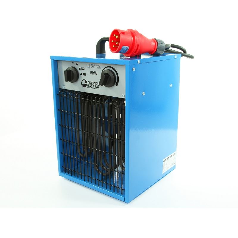Elektrický ohrievač vzduchu s ventilátorom 5 KW - MAR-POL M80910