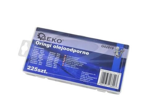 Sada O-krúžkov odolných voči oleju 225ks - GEKO G02819