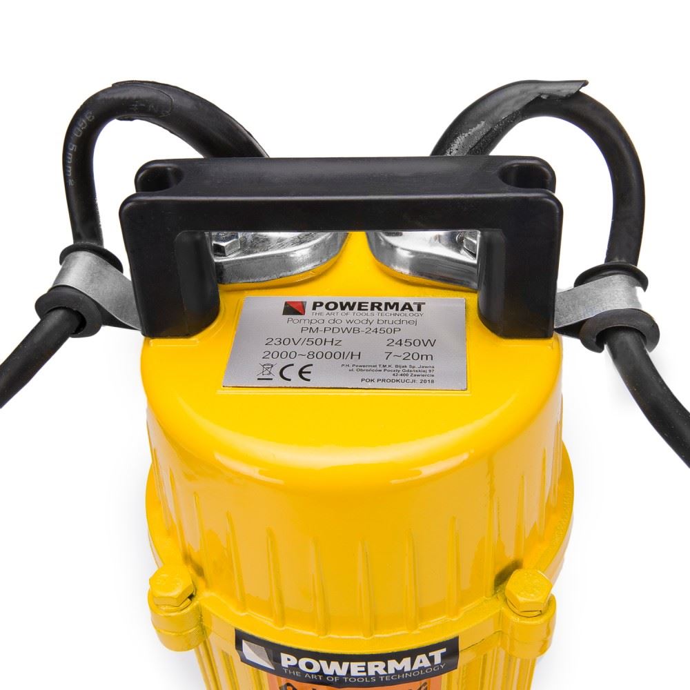 Ponorné čerpadlo s plavákom PM-PDWB-2450P - POWERMAT