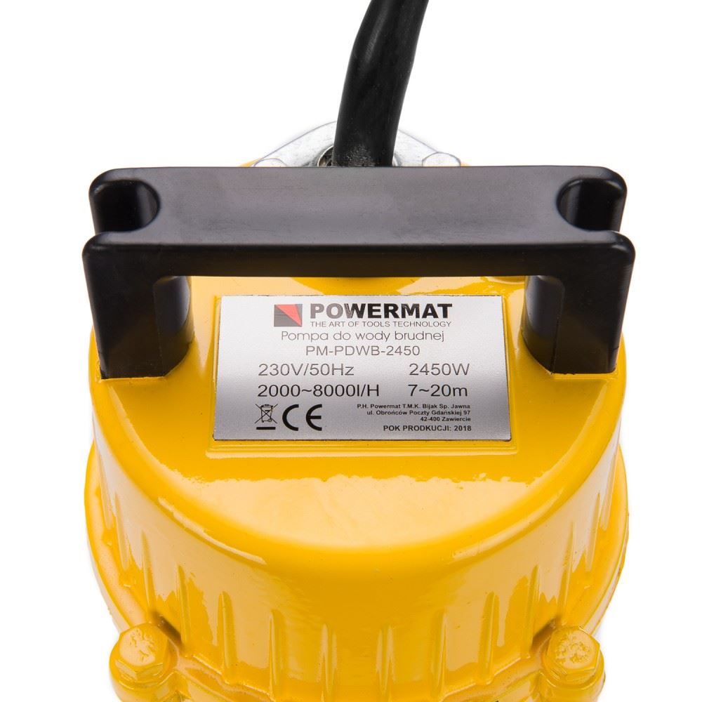Ponorné čerpadlo PM-PDWB-2450 - POWERMAT
