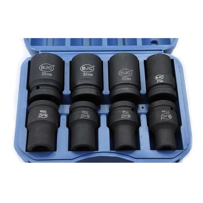 Sada nástrčných hlavic 1", 8ks, 17-38mm - BJC M58262
