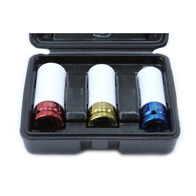 Nástrčné kľúče pre hliníkové disky 3ks 1/2" - BJC M58270