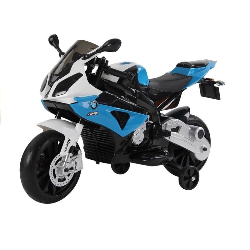 LT Elektrická motorka BMW S1000RR, 2x45W motor, modrá l1683