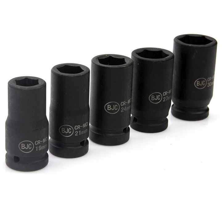 Sada nástrčných hlavic 3/4" , 5ks, 19-30mm - BJC M58277