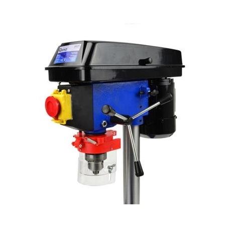 Stĺpová vŕtačka 350W 16mm so zverákom - GEKO G80276