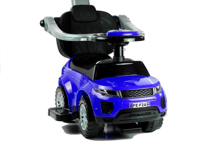 LeanToys Detské odrážadlo s chodítkom 614W - modré L2852