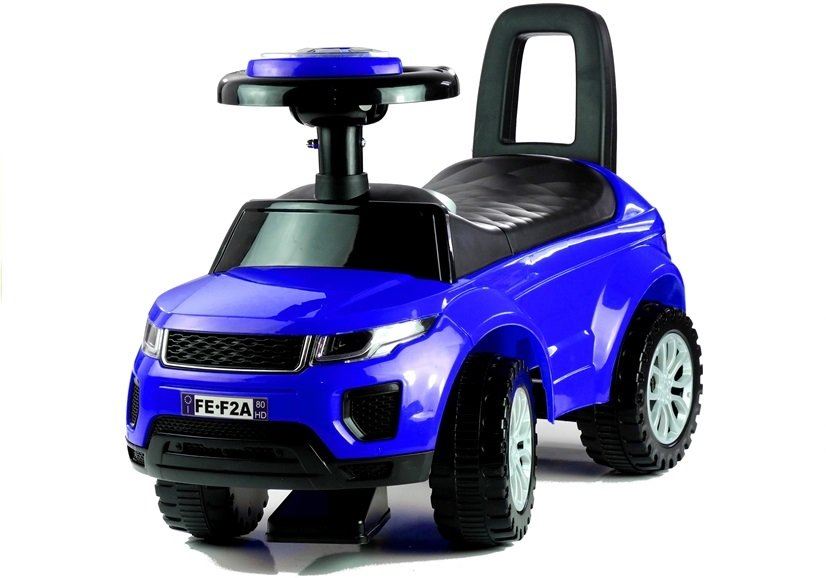 LeanToys Detské odrážadlo 613W modré + modré svetlá L2891