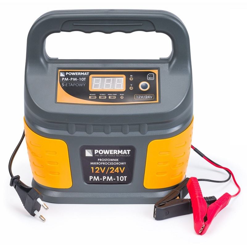 Mikroprocesorový usmerňovač batérie 12/24 V - POWERMAT PM-PM-10T