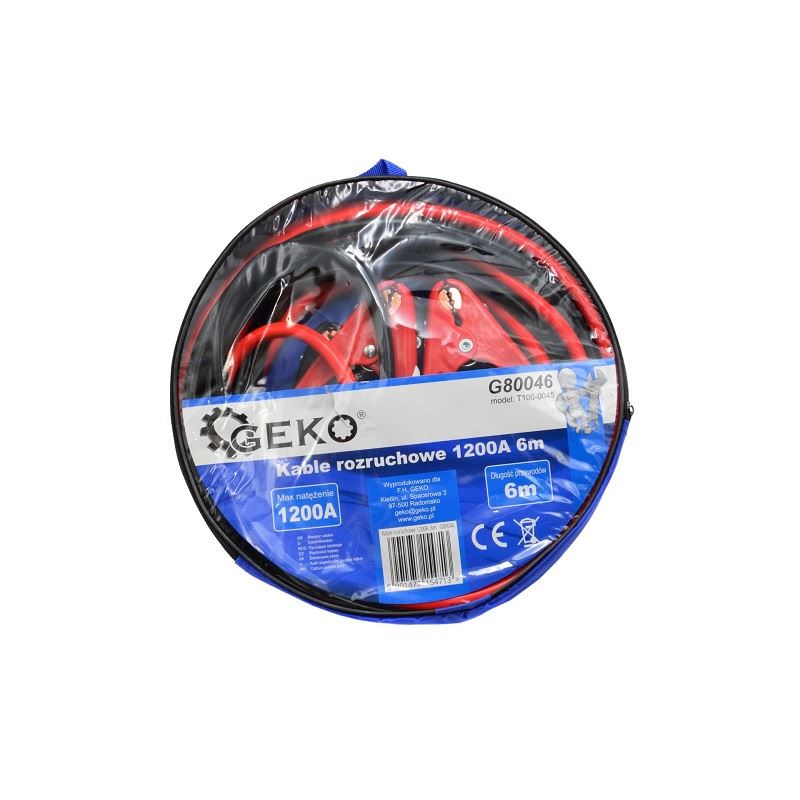 Štartovacie káble 1200A 6m - GEKO G80046