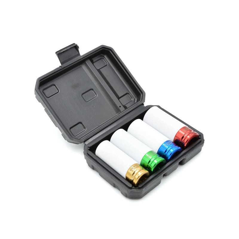 Nástrčné kľúče pre hliníkové disky 1/2" 4ks - GEKO G10511