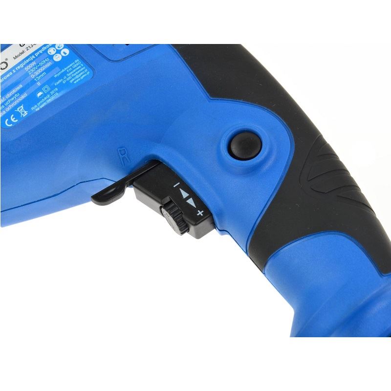 Vŕtačka príklepová s reguláciou otáčok 13mm 500W - GEKO G80720