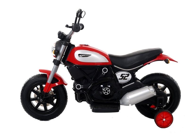 LeanToys Elektrická motorka pre deti QK307 - rôzne farby, predné LED svetlá, MP3, USB