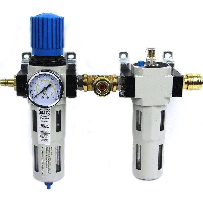 Odkalovač s manometrom, regulátorom a primazávaním 1/4" - BJC M80645