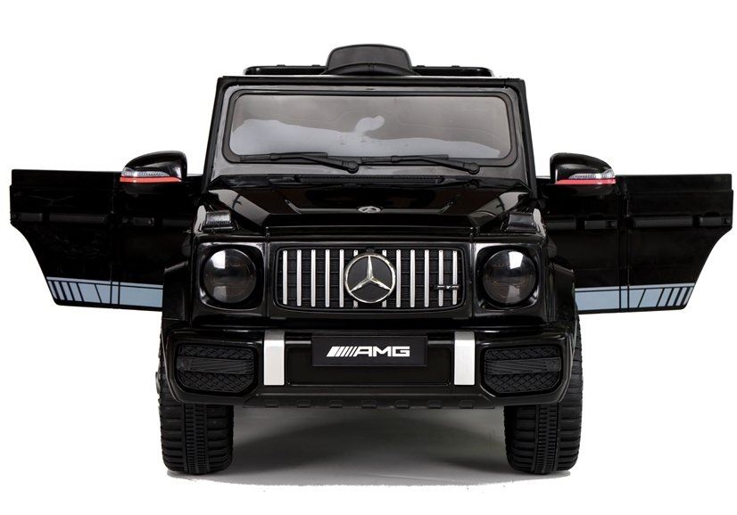 LeanToys L5011 Elektrické autíčko Mercedes G63 BBH-0002 - čierna, 2x45W, mäkké EVA kolesá, predné LED, USB, MP3