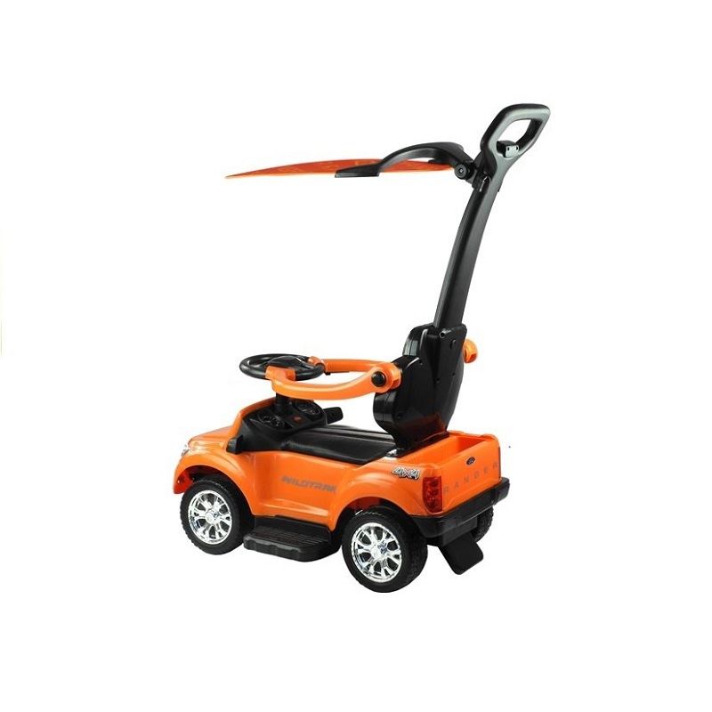 LeanToys Odrážadlo Ford Ranger so strieškou a chodítkom pre deti, oranžová l2490