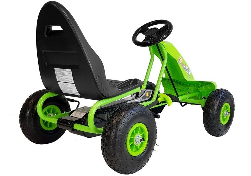 LEAN TOYS L5342 Šľapacia kára A-18 zelená