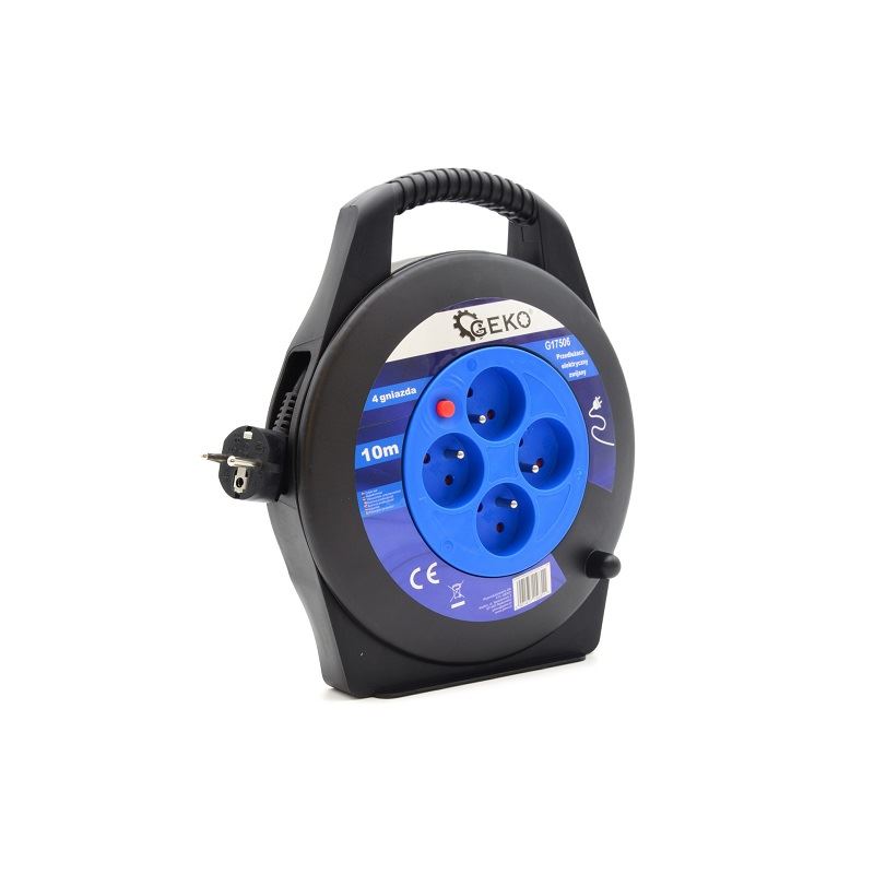 Predlžovací kábel na bubne 10m - GEKO G17506