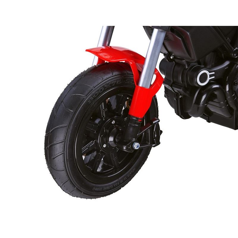 Joko Elektrická motorka s nafukovacími kolesami Street Bob, MP3, USB, zelená