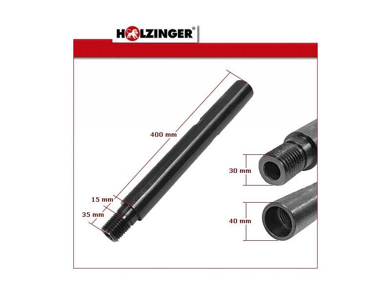 Predĺženie k diamantovej vŕtacej korunke 400 mm - HOLZINGER 25626