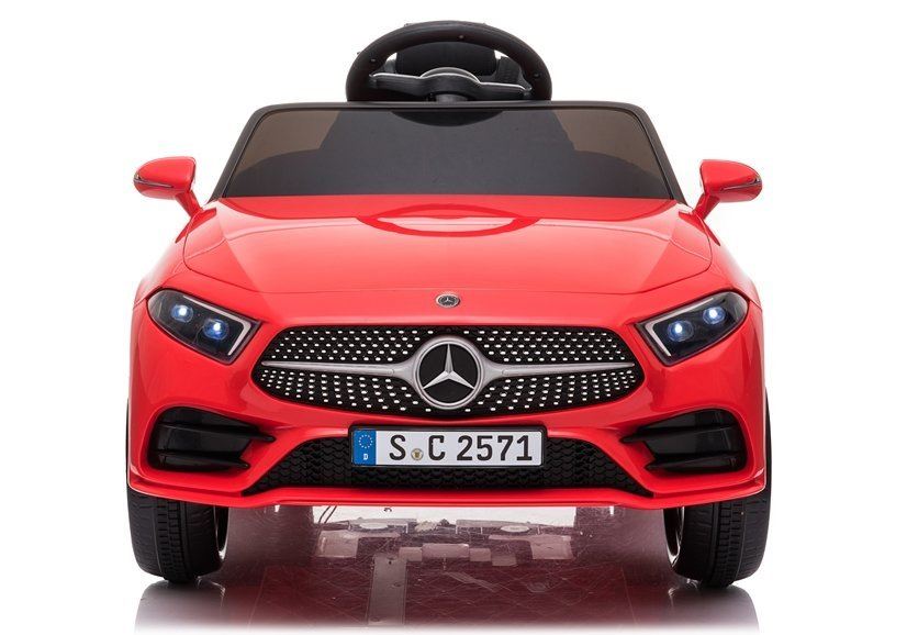 Lean Toys elektrické autíčko Mercedes CLS 350 nelakované 2020 2x45W motor 1x12V45Ah batéria červená