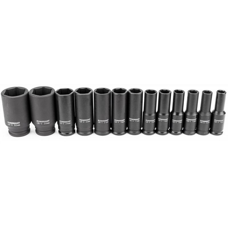Sada nástrčných kľúčov 10-32 1/2” PM-ZNU-13-0,5T - POWERMAT