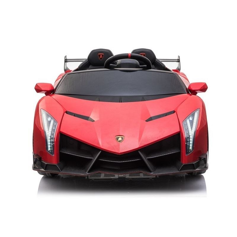 Lean Toys elektrické autíčko Lamborghini Veneno 4x45W motor 12V10Ah batéria nelakované červená