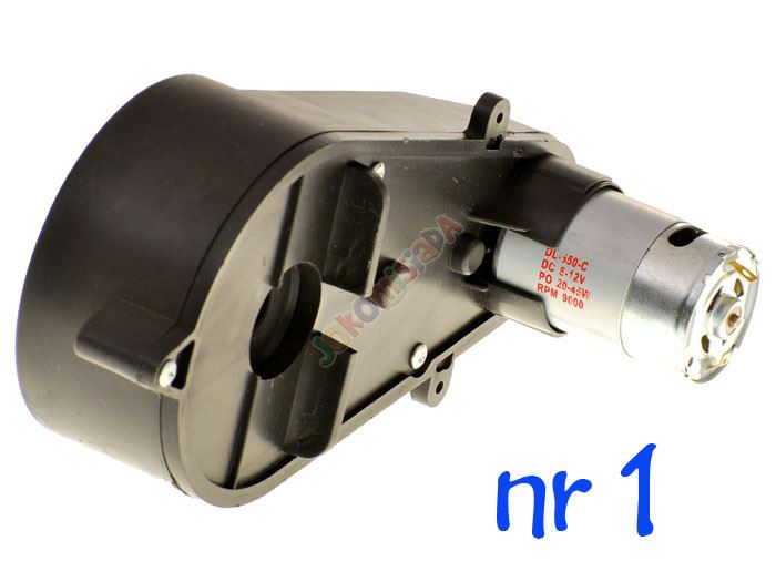 Motor s prevodovkou do riadenia