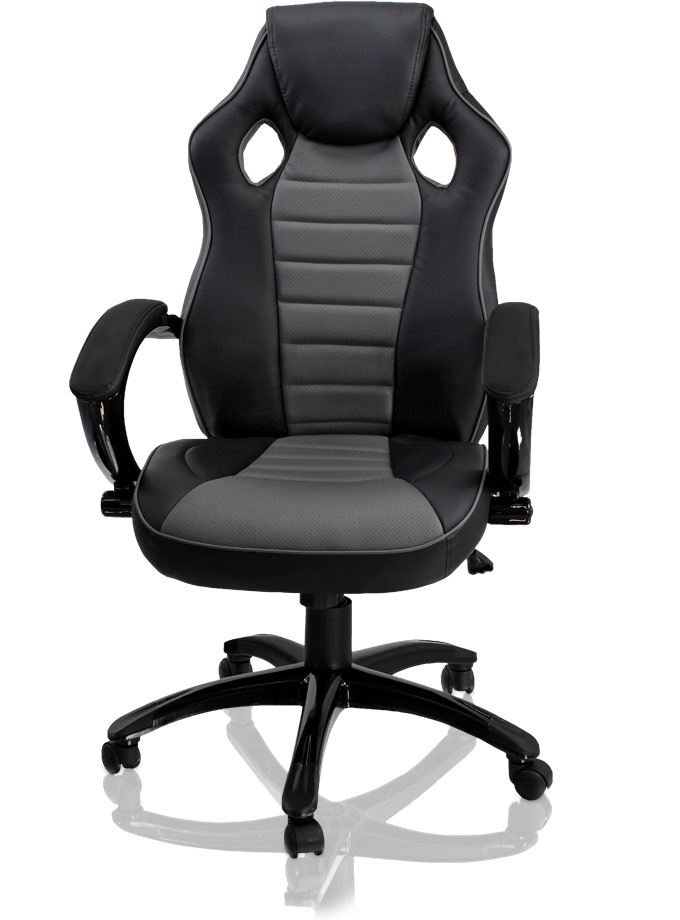 Otočná kancelárska stolička HEIPE RACER DELUXE GREY