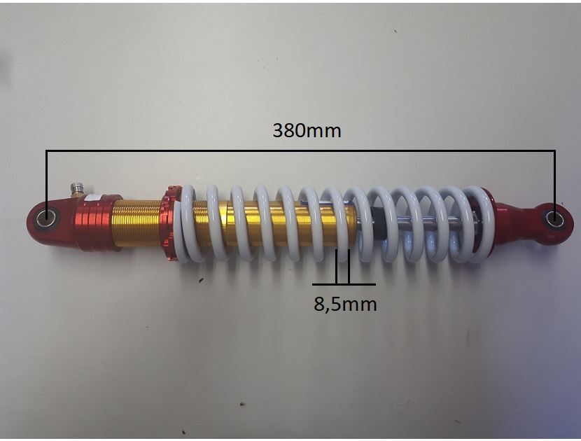Predný tlmič na štvorkolku 38cm (3316)
