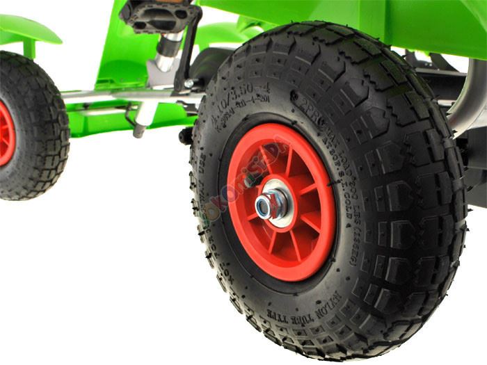 Gokart s pedálmi, nafukovacie kolesá