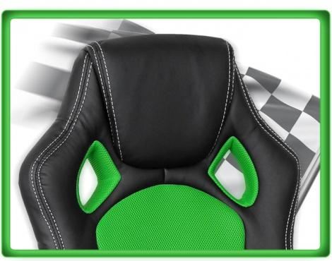 Otočná kancelárska stolička HEIPE RACER GREEN